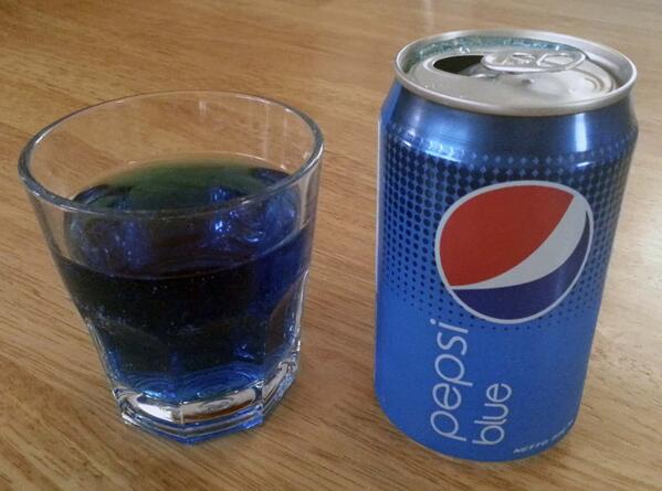 Ejemplo de productos que ya no existen en el mercado: Pepsi Blue