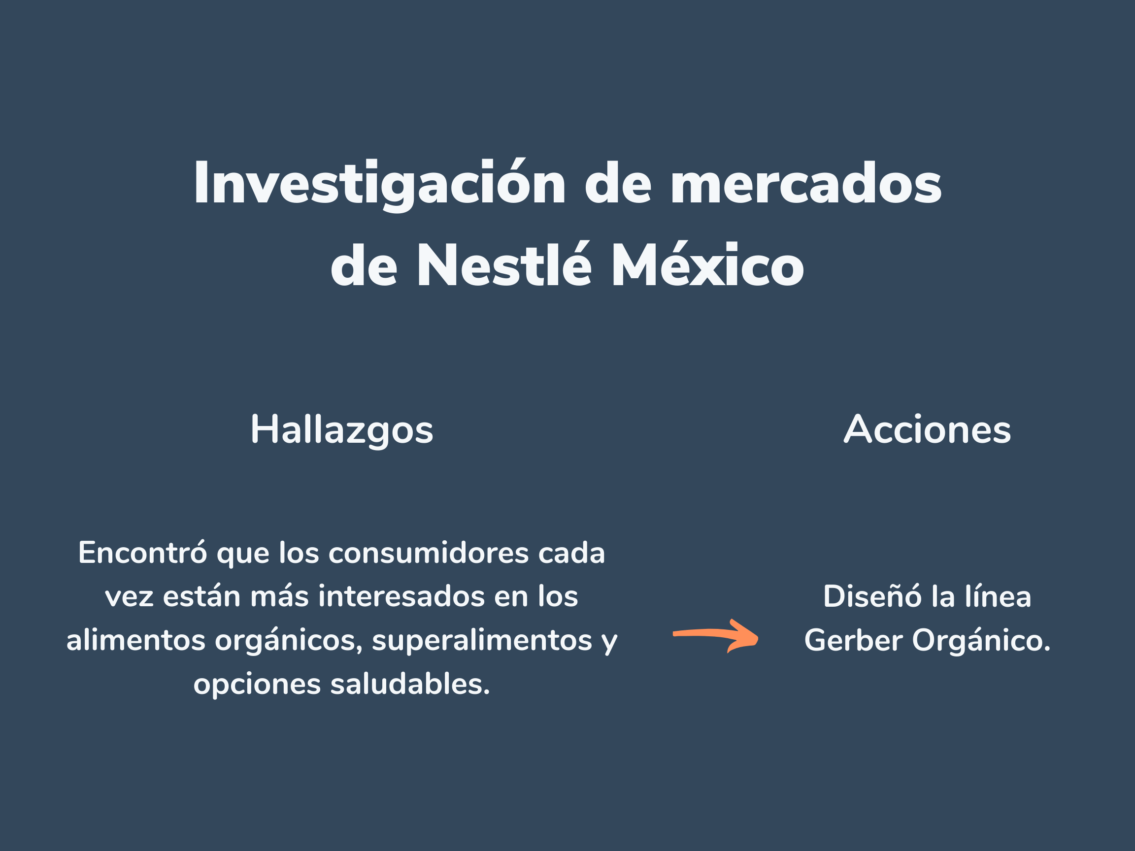 Ejemplo de investigación de mercados de Nestlé México