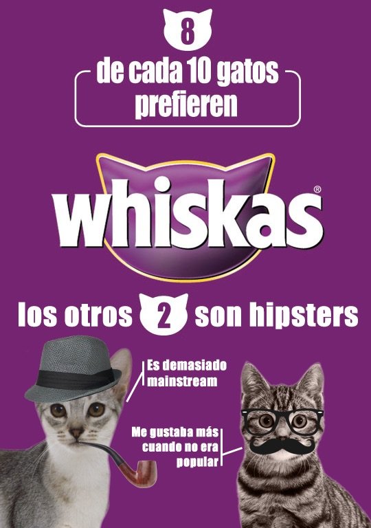 Ejemplo de estrategia de publicidad comparativa: Whiskas