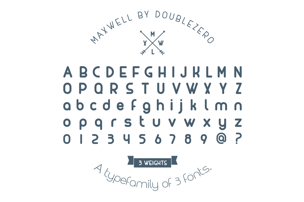 Tipografía moderna gratis para logos: Maxwell