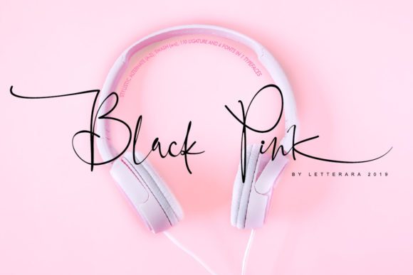Tipografía elegante para logotipos: Black Pink