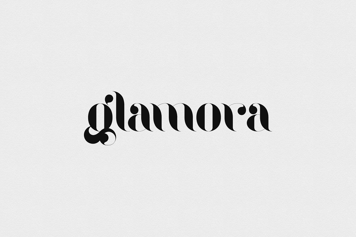 Tipografía elegante gratis para logos: Glamora