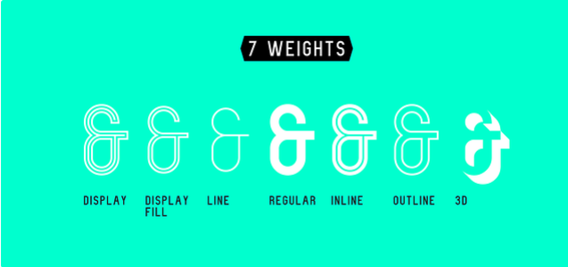 Tipografía moderna gratis para logos: Fixer