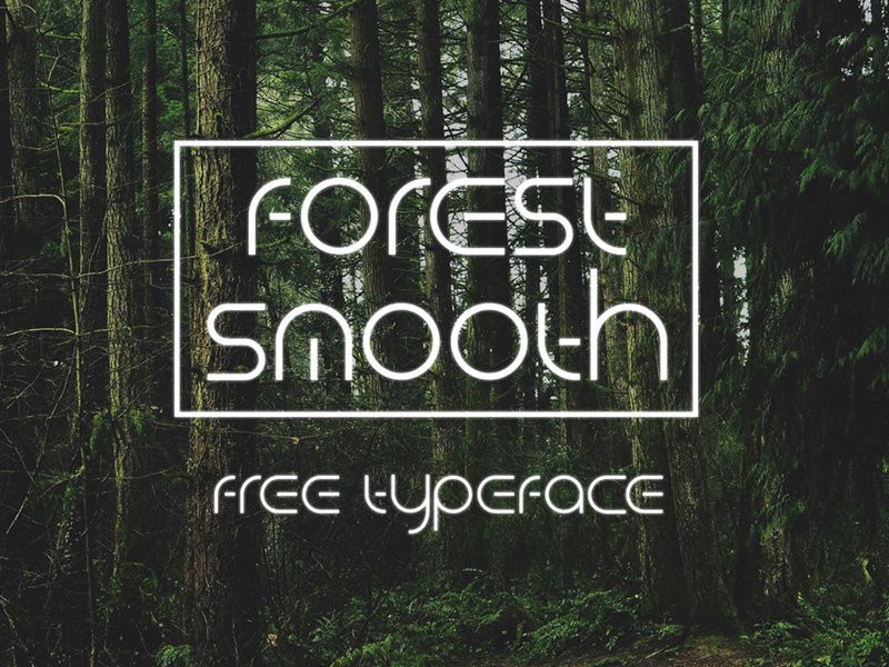 Tipografía moderna para logos: Forest Smooth