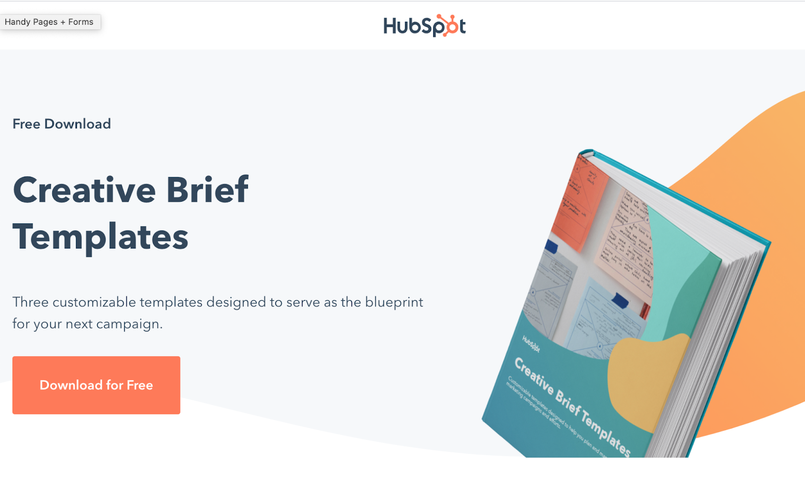 HubSpot design brief generator
